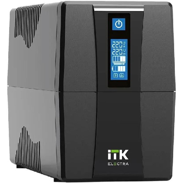 Источник бесперебойного питания ITK EET-0800VA-1-001 черный, 800BA.