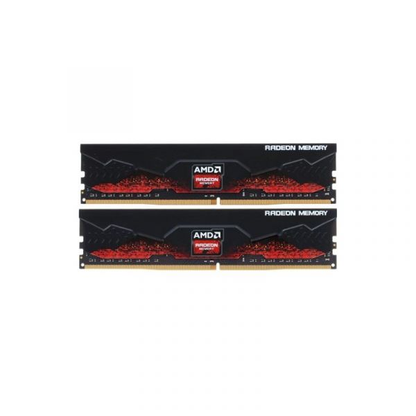 Оперативная память DIMM AMD Radeon DDR4 2666 DIMM R7 Performance Series Black Gaming Memory R7S416G2606U2K 16 Гб