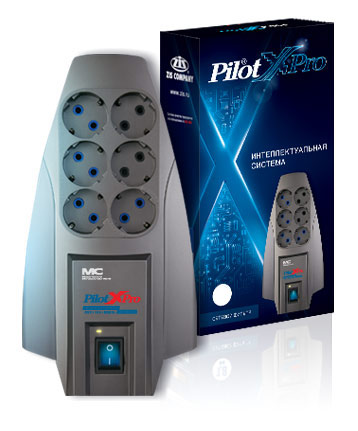 Сетевой фильтр Pilot X-Pro (7 м) серый